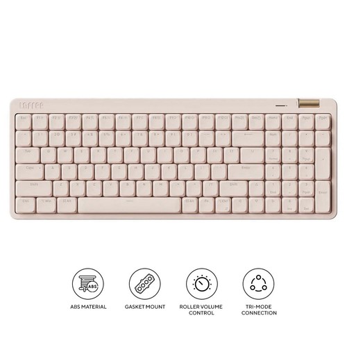 Lofree Flow Lite 100 Keys Low Profile Mechanical Keyboard Pink - Free Shipping! - Picture 1 of 11