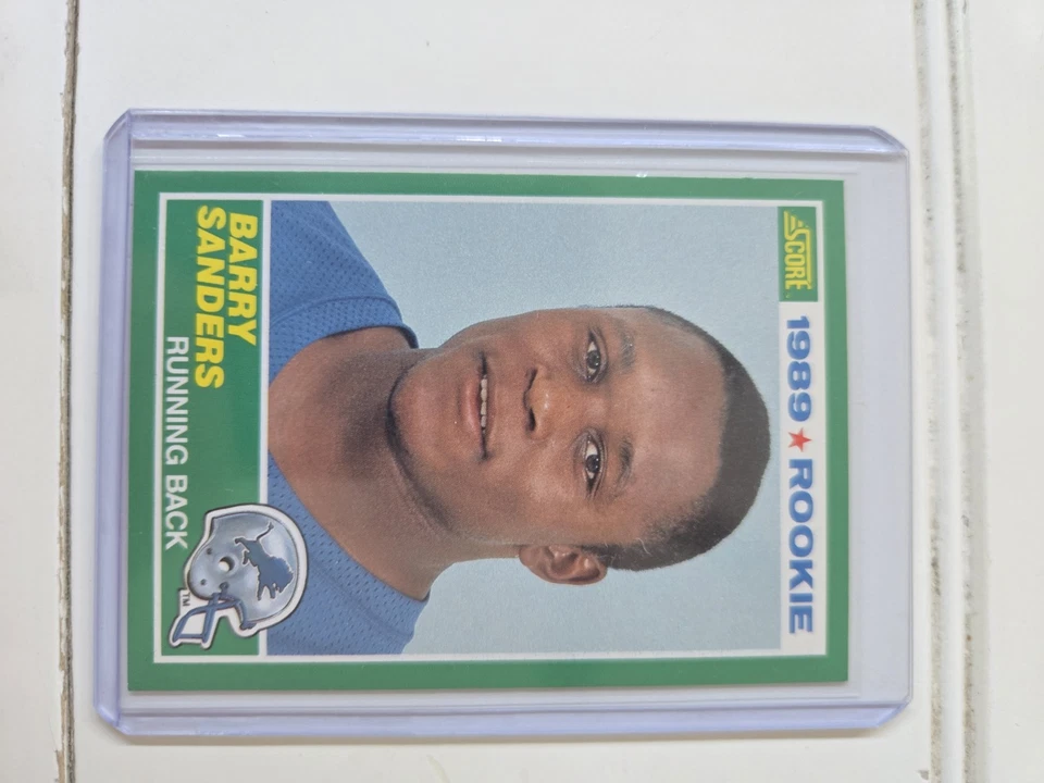 1989 Score Football Barry Sanders RC, Deion Sanders RC, Troy Aikman RC, DTHOMAS - Image 3 of 4