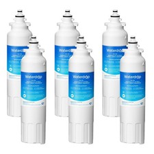 Filtro de agua para refrigerador Waterdrop, repuesto para LG® LT800P®, paquete de 6