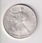 2000 W WALKING LIBERTY AMERICAN EAGLE .999 FINE SILVER DOLLAR COIN 1oz $1.00