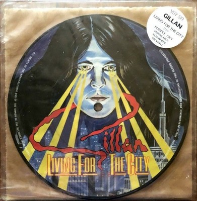 Gillan   Living For The City - 7'' Vinyl PIC DISC 1982 VSY519 - ABOE - NM/NM