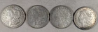 LOT OF 4 1921 S MORGAN SILVER DOLLARS #95