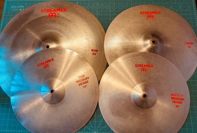 Beckensatz - Meinl Streamer - Vintage (14'' Hi-Hats, 16'' Crash, 20'' Ride) Cymbals