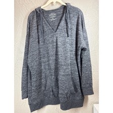 Torrid Relaxed Super Soft Plush Tunic Hoodie Plunged V Neck Womens Size 00