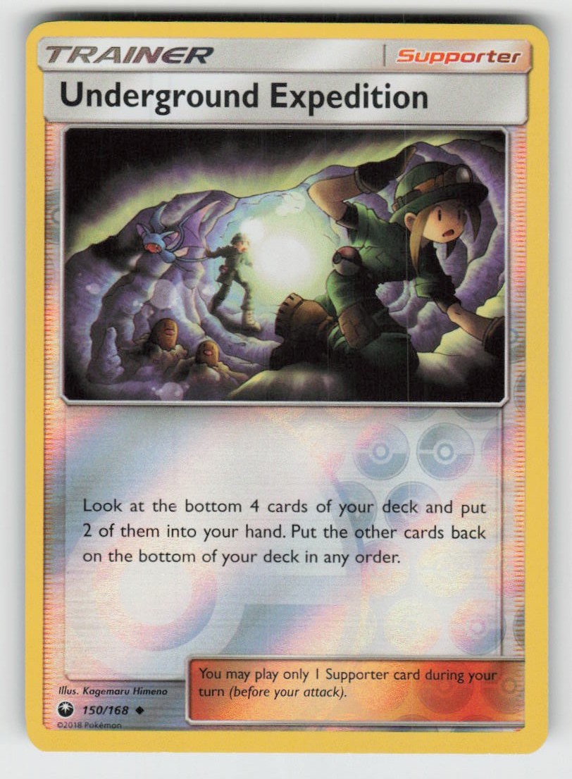 Reverse Holo Underground Expedition 150/168 Uncommon Celestial Storm Near Mint