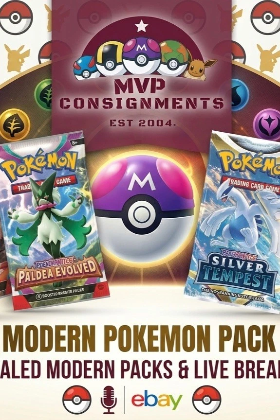 Modern Pokemon packs & slabs