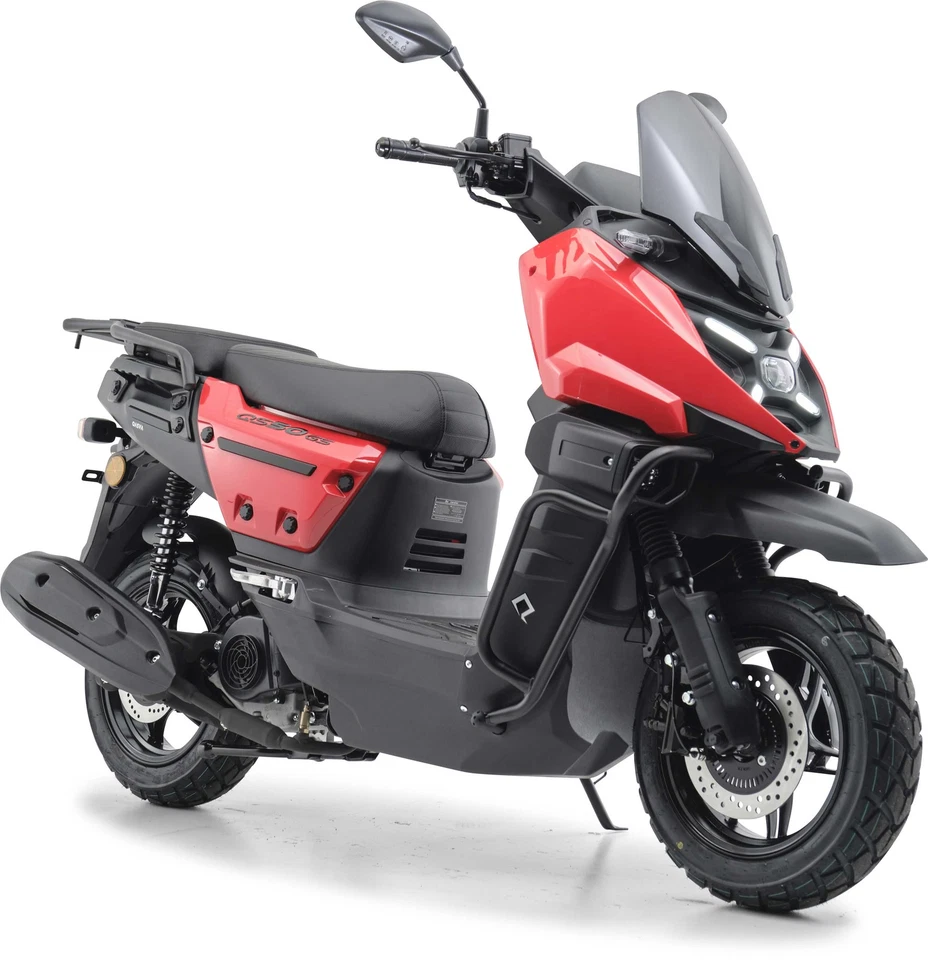 Motorroller 50 ccm Burnout QS50 GS Rot 45 - Bild 2 von 4