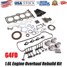 G4FD 1.6L Engine Overhaul Rebuild Kit Crankshaft Gasket for Hyundai Accent Kia