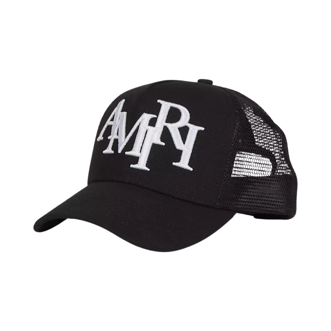 AMIRI STAGGERED TRUCKER HAT | eBay