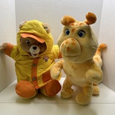 VTG Original 1985 Teddy Ruxpin Doll  Grubby w/Cord, 5 Tapes, And Books