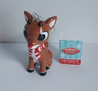 Rudolph The Red Nosed Reindeer Decoupage Ruz Christmas Ornament New | eBay