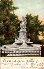 Vintage PPC - Heinrich Heine Memorial Fountain, New York - F53242