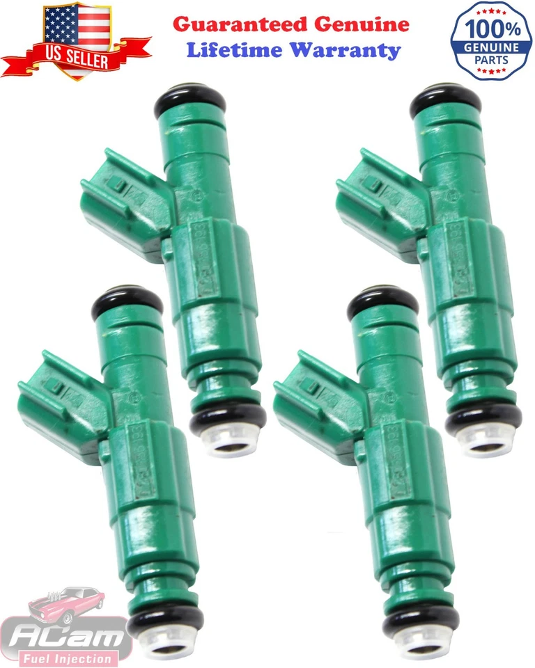 Paquete de 4 inyectores de combustible Mazda 2003-2007 Mazda 3 5 6 flujo emparejado 2,3 L DOHC Foto 2 de 2