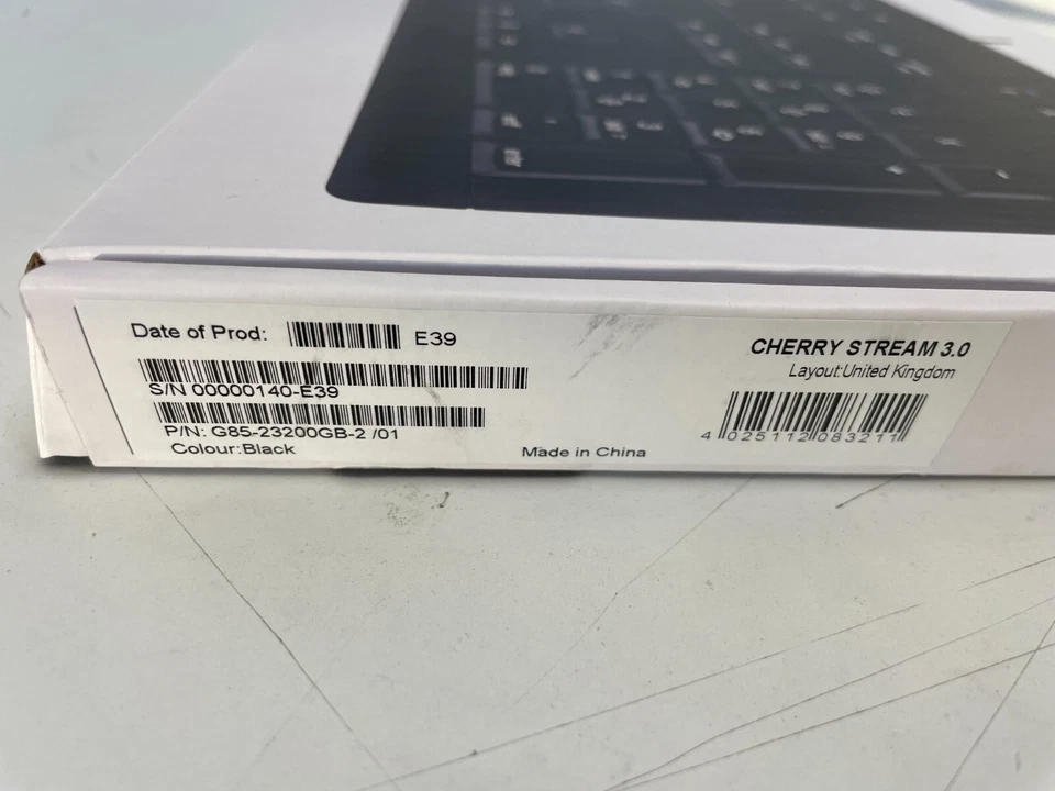 CHERRY G85-23200GB-2 Tastatur QWERTZ Kabelgebunden Schwarz USB, 472 x 176 x 18mm - Bild 4 von 4