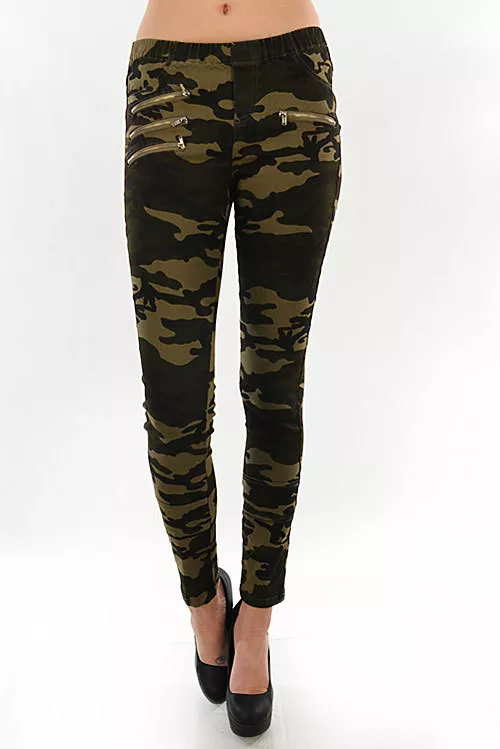 Camo print best sale jeggings