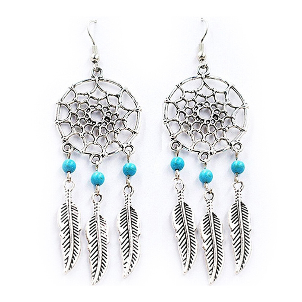Dreamcatcher Earrings Alloy Dangle Earrings Eardrop Jewelry Banquet