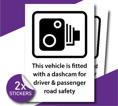 NETWORK TELEX 2 X DASHCAM STICKER Truck / Lorry Sticker / Sign