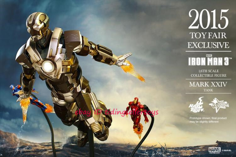 Hot Toys Iron Man Tank Mark 24 XXIV 12 inch Action Figure MMS303