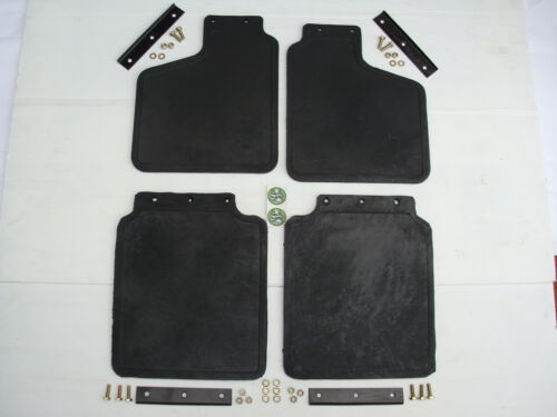 LAND ROVER DISCOVERY 1 FRONT & REAR MUD FLAP SET - 1989 TO 1998 - NEW MUDFLAPS - Picture 1 of 1