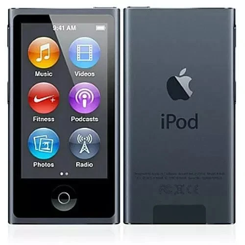 Neu Apple iPod nano 7. Generation 7G 16GB -Schwarz(Black) -1 JAHRE GARANTIE