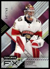 2021-22 Upper Deck Synergy #FXR-SK Spencer Knight Synergy FX Rookies #/749