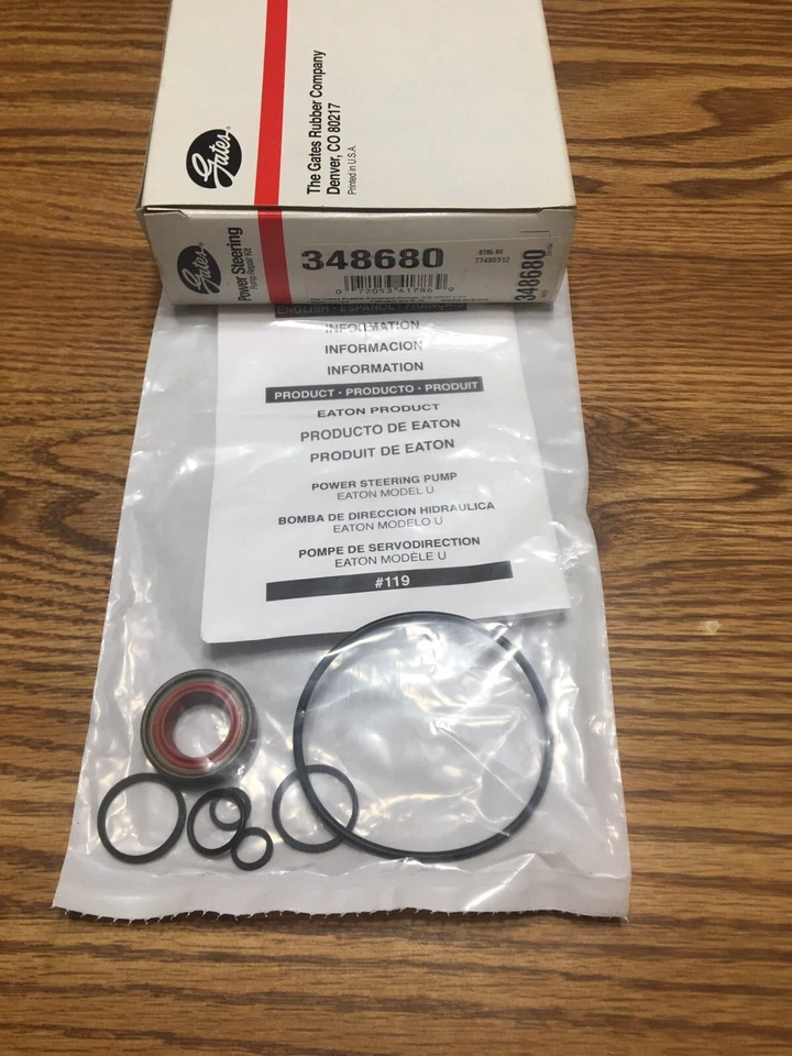 Gates 348680 - Kit de sellado de bomba de dirección asistida - Ford e International Foto 2 de 2