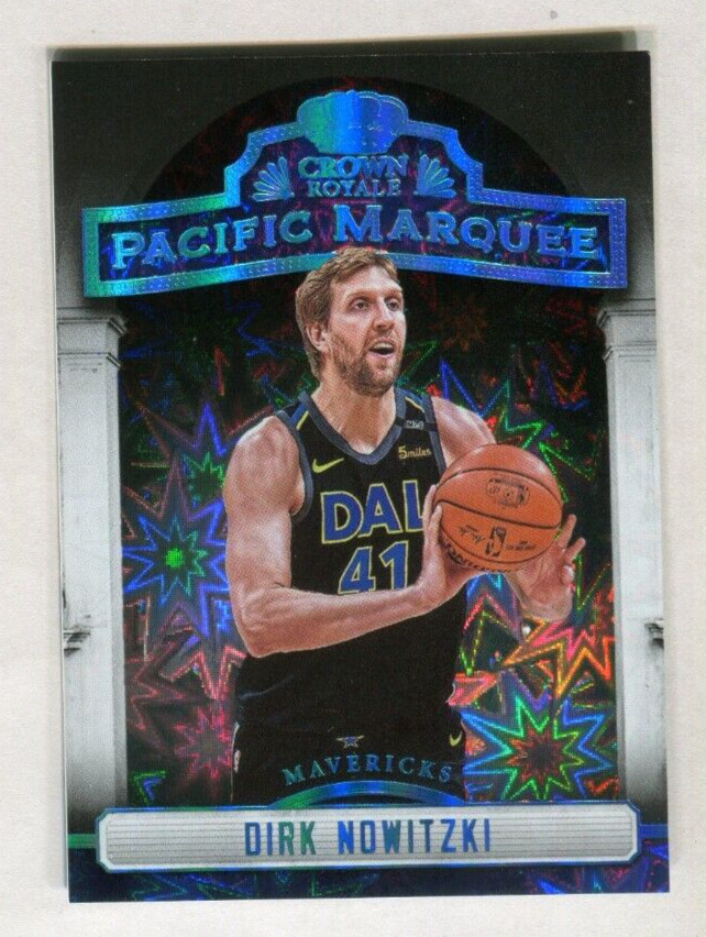 2018-19 Crown Royale Pacific Marquee #48 Dirk Nowitzki Mavericks A45 292