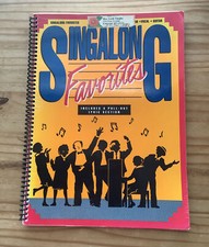 Singalong Favorites Hal Leonard 1991 Piano Vocal Guitar