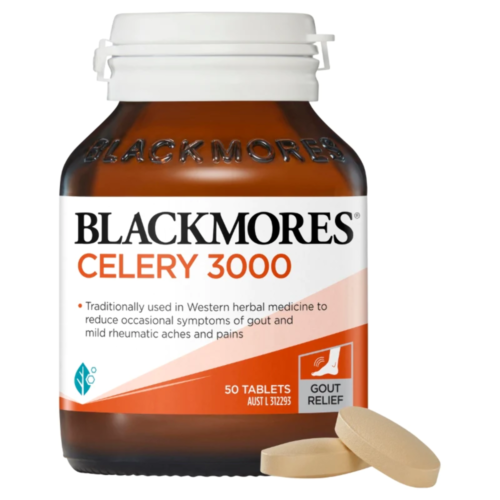 Blackmores Celery 3000 (50 tabs) Gout Relief - Picture 1 of 10