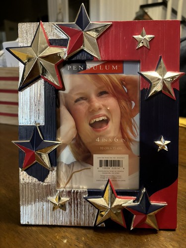 2 American Star USA Republican Democrat Patriotic Red 4X6 Frame 4th of July - Picture 3 of 5