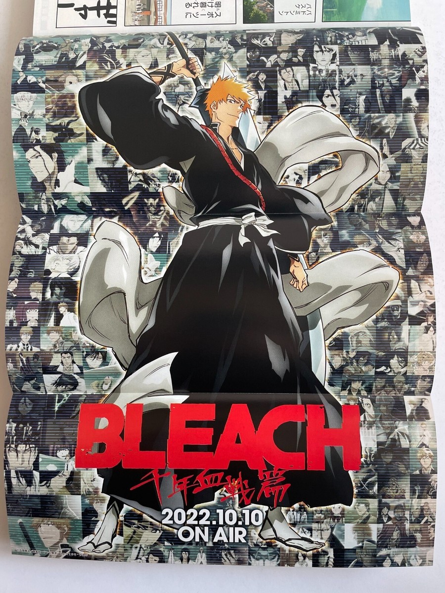 Weekly Shonen Jump 2022 No.44 BLEACH Poster Japanese