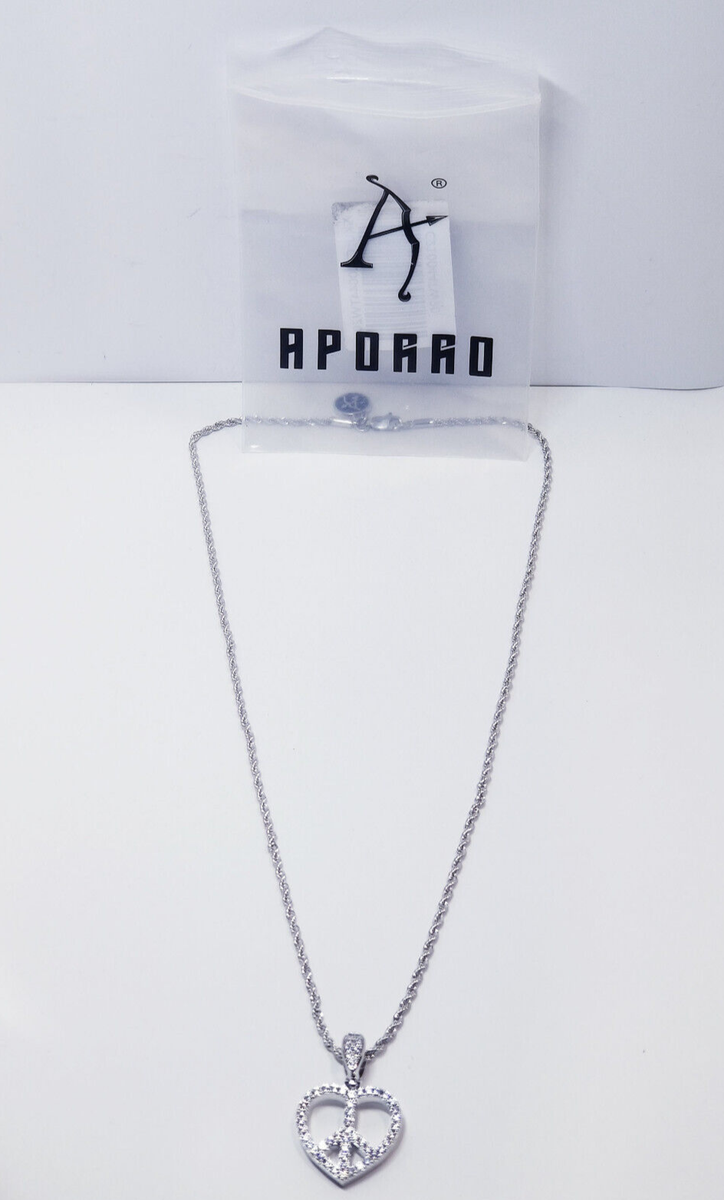 APORRO X JHF Peace & Love Necklace | eBay