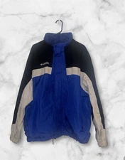 Columbia Bugaboo Jacket Mens XXL  Blue Black  Outdoor Hiking (284)