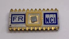 Vtg Intel EPROM Memory Chip Microchip FR NCI HOMEMADE Lapel Pin￼ (203)