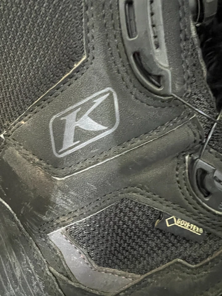 Bota Klim Outlander GTX negra con cordones BOA Foto 3 de 4