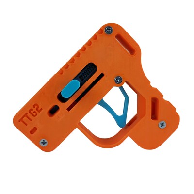 Toy Tic Tac Gun Shooter | TTG2 | Orange/Blue | Tic Tac's included