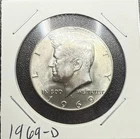 1969-D Kennedy Half Dollar • 40% Silver • Brilliant Uncirculated BU