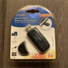 Zeikos Secure Digital Memory Card Reader SDHC Compatible