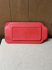 Pyrex Ware Replacement Lid 213-PC Blue Rectangle Plastic Cover 1.5 Qt Loaf EUC