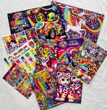 NEW Lisa Frank 10 item stickers coloring book lot Skye Forrest Zoomer Zorbit