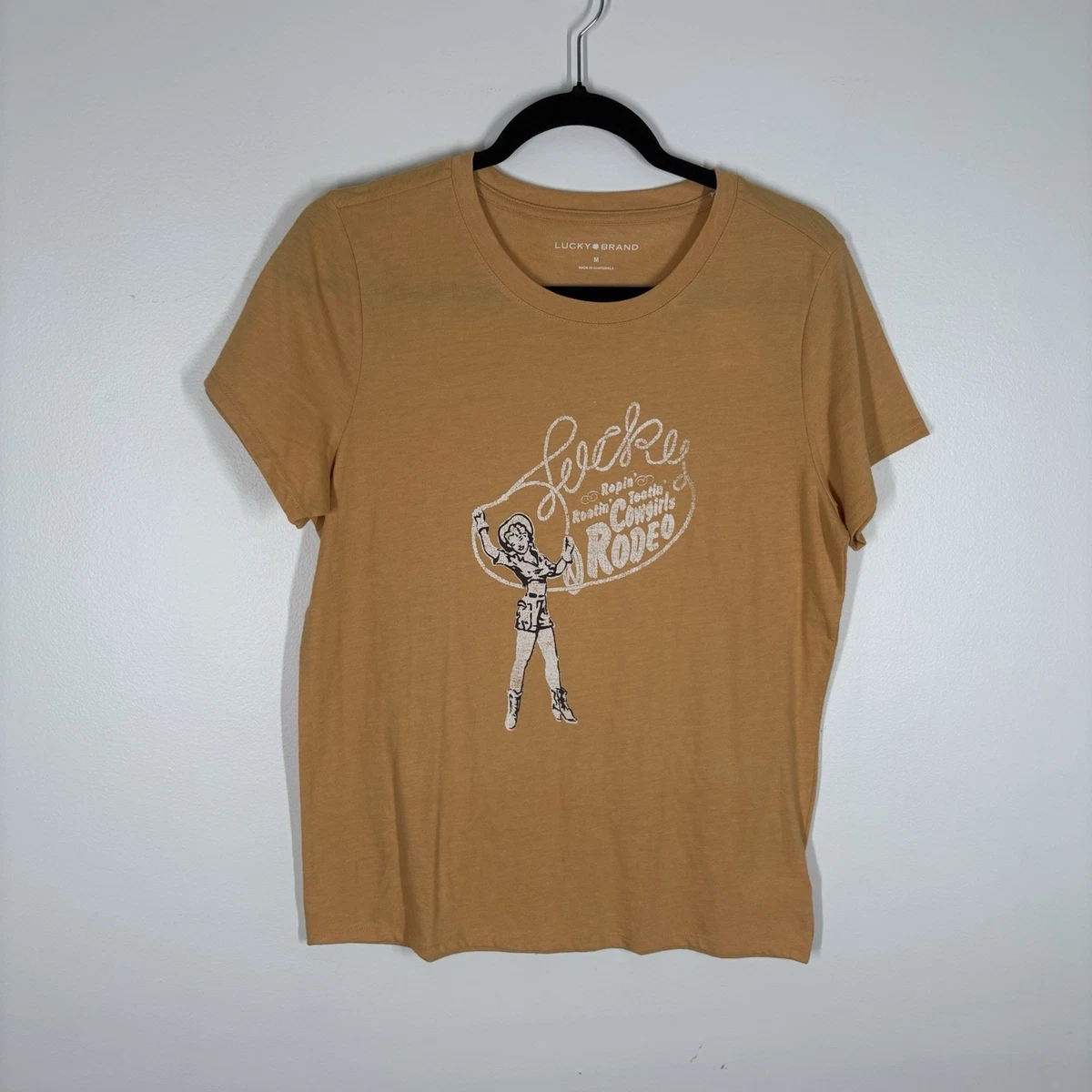 Lucky Brand Boho Ricamato Rete Nera Top Donna 3X Viziata