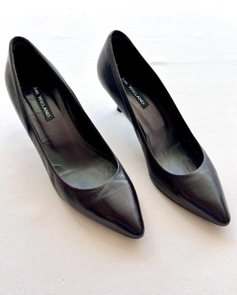 Women Milano Italy Heels Brown Leather 38