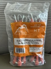 1 Pair Of Galcier Chains 103 HT Multi-Arm Adjuster Semi Truck Snow Tire Chain