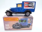 VINTAGE MATCHBOX SUPERFAST No.38g FORD MODEL A VAN IN ORIGINAL BOX 1981