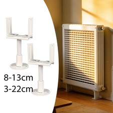 2Pcs Radiator Floor Brackets Radiator Support Feet Adjustable Carbon Steel
