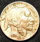 1938 D 5C INDIAN HEAD BUFFALO NICKEL EARLY US TYPE COIN  INDIAN HEAD