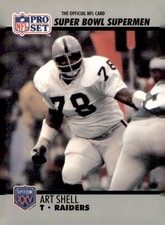 1990-91 Pro Set Super Bowl XXV Silver Anniversary Commemorative #60 Art Shell