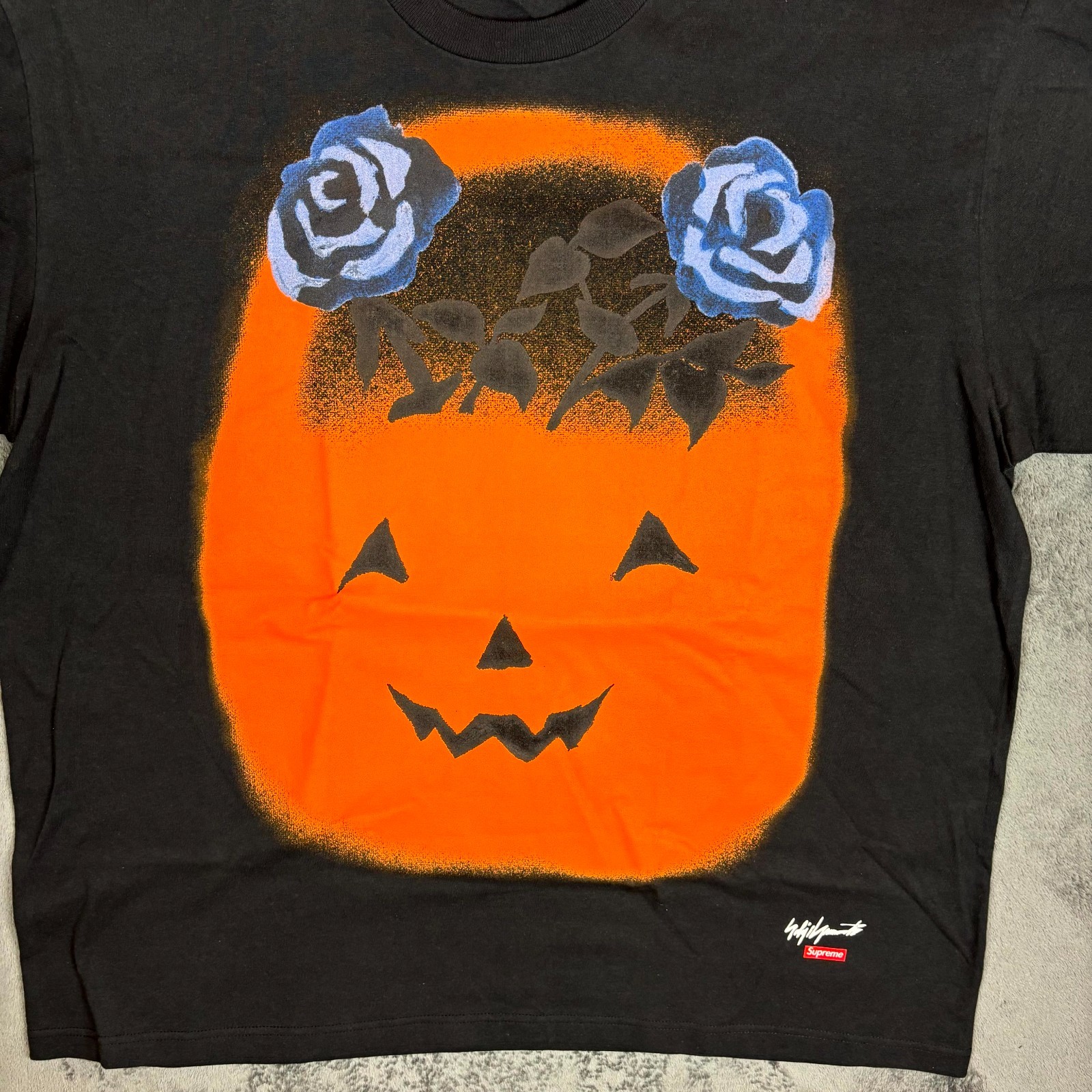 Supreme Yohji Yamamoto Pumpkin Tee 2XL Black Graphic T-Shirt Collab Mens New thumbnail 3