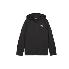 PUMA Evostripe Full Zip Hoodie Youth Boys Black Casual Athletic Outerwear 688863
