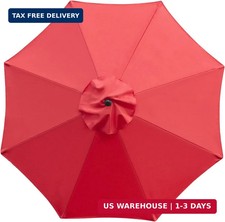 Sunnyglade 9ft Patio Umbrella Replacement Canopy Market Umbrella Top Outdoor Umb
